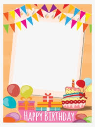 Customize your happy birthday photo collages. Frame Happy Birthday Png Png Transparent Library Happy Birthday Frame Png Transparent Png 675x900 Free Download On Nicepng