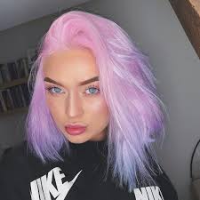 Living The Love Yourself Album Cover What Do You Think Of My New Hair Hair Cottoncandy Pinkha Hair Styles Short Hair Styles Pastel Blue Hair