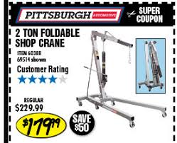 66% off (6 days ago) harbor freight 2 ton engine hoist coupon 2020 overview. Unusual News Harbor Freight 2 Ton Engine Hoist Coupon Harbor Freight Engine Hoist 2 Ton Central Hydraulics 2 Ton Foldable Shop Crane 35915 User S Manual Manualzz Harbor Freight Engine Hoist