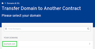 Transferring A Domain To Another Ionos Contract Same Customer Id Ionos Help