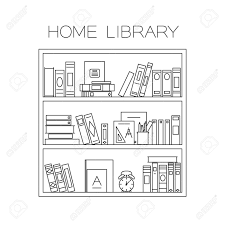 Bookcase Cartoon Black And White In 2020 Bookshelf Art Book Clip Art Creative Bookshelves