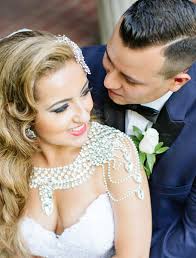 An Old Hollywood Glamour-Inspired Wedding at the Crystal Plaza in  Livingston, New Jersey