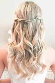 Avoid that fate by running a humectant styling product lightly over hair. Pretty Half Up Half Down Beach Wedding Hairstyle Wedding Hair Down Wavy Wedding Hair Bridesmaid Hair Long
