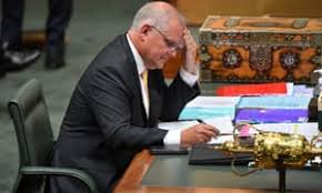 Morrison vows 'titanic effort' to lift economy. 0pkdrvhvdchcmm