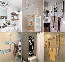 If you need extra storage, install a shelf above the sink to hold additional toiletries. Wall Decor Ideas Ovalmag Com Bathroom Wall Decor Diy Bathroom Wall Decor Rustic Bathroom Wall Decor