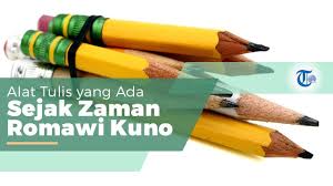 Pensil Alat Tulis Dengan Grafit Di Tengahnya Dan Dibungkus Oleh Kayu Tribun Video