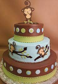 Monkey Baby Shower Ideas Baby Shower For Parents Baby Shower Cake Decorations Baby Shower Cakes Baby Boy Shower Elephant Cake