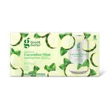Maybe you would like to learn more about one of these? Cucumber Mint Sparkling Water 8pk 12 Fl Oz Cans Good Gather Target
