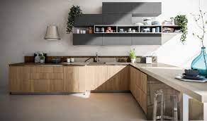 Le Nuove Cucine Arrex In Laminato Ad Effetto Legno Presentano Estetiche Natural E Cromie Neutre Idee Per Decorare La Casa Cucine Cucina Grigia