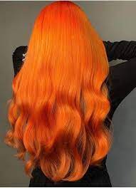 Manic Panic Orange Hair Colour Bright Fire Copper Semi Permanent Wash Out Colours Hair Orange Ora Hair Color Orange Orange Hair Bright Hair Color Highlights