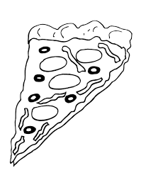 This pizza drawing easy made by how2draw easily. Online Coloring Pages Pizza Coloring A Slice Of Pizza The Food