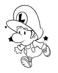 Super Luigi Coloring Pages To Print Nintendo Free Printable Mario Mansion Slavyanka