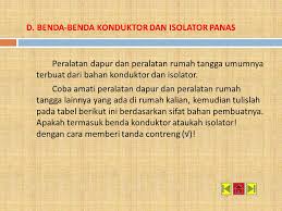  kekuatan peralatan kerja listrik 1. Konduktor Dan Isolator Panas 5 Ppt Download