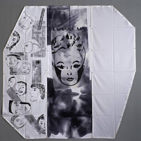 Work by Eugenio Dittborn