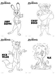 Zootopia Coloring Pages Activity Sheets Almost Supermom Zootopia Coloring Pages Disney Coloring Pages Coloring Pages