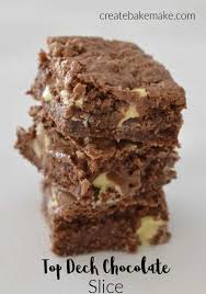 Are you a top player and do you want to help players build their decks? Top Deck Chocolate Slice An Easy Chocolate Slice Recipe Create Bake Make