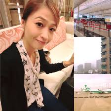 今天早上香港又再度掛了8號風球，中午過後的班機全被取消，幸運的我昨天台北過夜班還是成行了，今天早上回香港也很順利，只是快降落時因為風大，坐在機尾的我們還是有點挫～～因為會最有感覺😎  #超怕客人吐翻