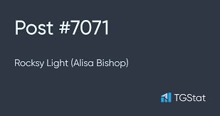 Post #7071 — Rocksy Light (Alisa Bishop) (@rocksy_light)