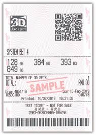 All in all, it's a more affordable play with a minimum buy of rm10 for 10 numbers. Da Ma Cai