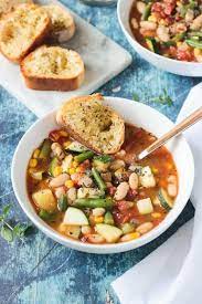 Summer Stew Vegetable White Bean Soup Recipe Recipe White Bean Soup Recipes Vegetarian Recipes Healthy Recipes