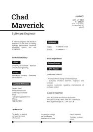 Browse through our list of the best software engineer cv examples for some inspiration when putting your own together. Software Engineer Cv Template Cv Template Modern Cv Template Software Engineer