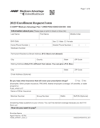 2023 Enrollment Request Form