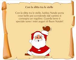Poesia Pergamena Natale Jpg 759 605 Babbo Natale Filastrocche Natale Topolino