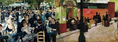 Though some of his friends appear in the picture, renoir's main aim was to convey the vivacious and joyful atmosphere of this popular dance garden on the butte montmartre.the study of the moving crowd, bathed in natural and artificial light, is handled using vibrant. Renoir S Gentrification Of Montmartre In Bal Au Moulin De La Galette The Cultural Me
