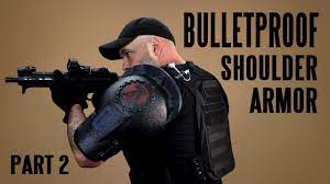 DIY BULLETPROOF Shoulder Armor (part 2) - YouTube