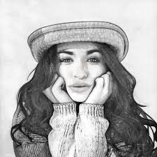 Handmade Portrait, Custom Pencil Portrait, Handmade Custom Gift, Black and  White Digital Version Portrait, Personalized and Customized Gift