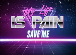 Vaporwave texts are also known as aesthetic fonts and is also famous because of the spacing between the texts. My Life Is Pain Retrowave Text Generator Know Your Meme