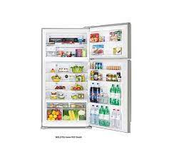 Hitachi 550ltr top mount intverter refrigerator rv55. Hitachi 990 L Top Mount Refrigerator Texture White Rv990puk1ktwh Electronics Furniture Store