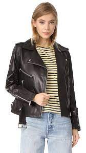 Anine Bing Soft Leather Jacket Aninebing Cloth Dress Top Shirt Sweater Skirt Beachwear Activ Leather Jackets Women Leather Jacket Real Leather Jacket