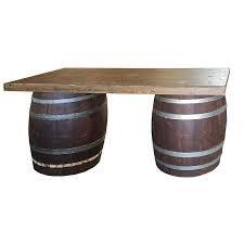 Find furniture & decor you love at hayneedle, where you can buy online while you explore our room designs and curated looks for tips, ideas & inspiration to help you along the way. 8ft Rustic Table Top W Wine Barrels Mtb Event Rentals