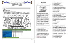 After which it will give you a peaceful time to listen. Examen Del Quinto Grado Del Segundo Bloque Del Ciclo Escolar 2017 2018 Con Respuestas Educacion Primaria