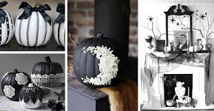 Halloween images black and white. 19 Spooky Black And White Halloween Decor Ideas