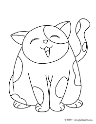 Coloriage D Un Gros Chat Tout Mignon Qui Tire La Langue Un Coloriage Trop Cute Qui Plaira Aux Enfants Coloriage Chat Chat Kawaii Coloriage Animaux