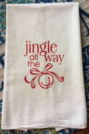 Maybe you would like to learn more about one of these? Farmhouse Decor Jingle All The Way Flour Sack Dish Towel Gift Etsy Christmas Towels Dish Towels Dish Towels Gifts