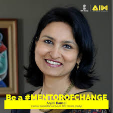 Anjali Bansal,Former Global Partner & MD at TPG Private Equity,supports  innovation by joining #MentorOfChange. Apply http://bit.ly/MentorofChange