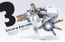 02 concept art reference の画像 投稿者 dylan sung さん メカ 少女 イラスト ピクセル