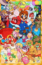 Jump Up Superstar Super Mario Odyssey By Fossil Arm Super Mario Art Mario And Luigi Mario Art