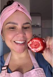 Morango Do Amor Santa Bala