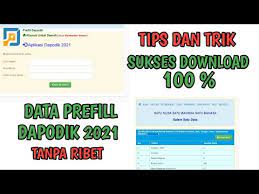 Search the world's information, including webpages, images, videos and more. Cara Download Prefill Dapodik 2021 Beserta Tips Dan Trik Nya Youtube