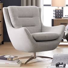 Boucle Twill Gravel Lennon Lounge Chair Modern Lounge Chair Design Lounge Chairs Living Room Modern Lounge Chairs