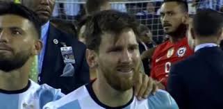Nunca lo vi así, estaba destrozado, llorando desconsoladamente. Las Lagrimas De Leo Messi