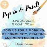 Pop in & Paint! Children ages 2-5 years
