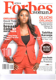 Oluchi Orlandi Graces the Cover of Forbes Woman Africa Magazine's  October/November 2014 Issue | BellaNaija