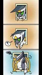 Clean Pokemon Memes Arceus Has A Doggie Door