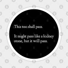 How to get rid of kidney stones naturally without surgery, kidney stone treatment| ask health guru. This Too Shall Pass It Might Pass Like A Kidney Stone But It Will Pass Humor Magnet Teepublic