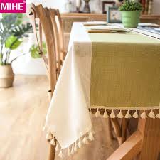 Modern Decorative Table Cloth Tassel Iace Rectangle Tablecloth Home Kitchen Table Cloths Party Banquet Dinin Dining Table Cloth Table Cloth Kitchen Tablecloths